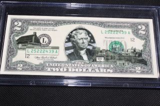 Delaware State $2 Dollar Bill photo