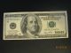 $100 One Hundred Dollar York Federal Reserve Note Paper Money Trinary Serial Small Size Notes photo 1