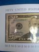 Us Currency 2009 $50 Star Note Chicago Small Size Notes photo 3