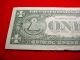 1977 - A $1 Federal Reserve Note Heavy Ink Stain Error Bill 105 Paper Money: US photo 5