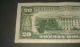 $20 U.  S.  A.  F.  R.  N.  Federal Reserve Note Series 1981 G20366933a Small Size Notes photo 6