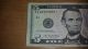 $5 Usa Frn Federal Reserve Star Note 2006 Ia00309858 Small Size Notes photo 1