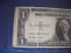 Fr 1614 $1 1935e Silver Certificate Est Fine Currency Vertical Gutter Fold Error Small Size Notes photo 1