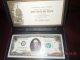 Outstanding $2 Dollar Gold Encrusted Us Bill / Uncirculated / Wrme Small Size Notes photo 1