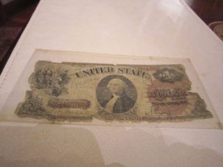 1880 Series United States Note.  One Dollar photo