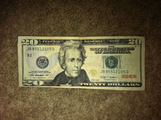 Misprineted Twenty Dollar Bill $20.  00 photo