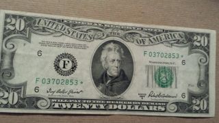 1950 B $20 Federal Reserve Star Note Atlanta photo
