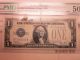 1928b $1 Silver Certificate Pmg 50 Epq Gb Block Fr 1602 Small Size Notes photo 3