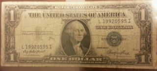 1935 1 Dollar Silver Certificate photo