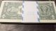 100 Sequential 1$ Federal Reserve Star Notes Small Size Notes photo 2