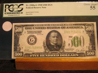 Ac 1928 $500 Five Hundred Dollar Bill Chicago Pcgs 55 photo