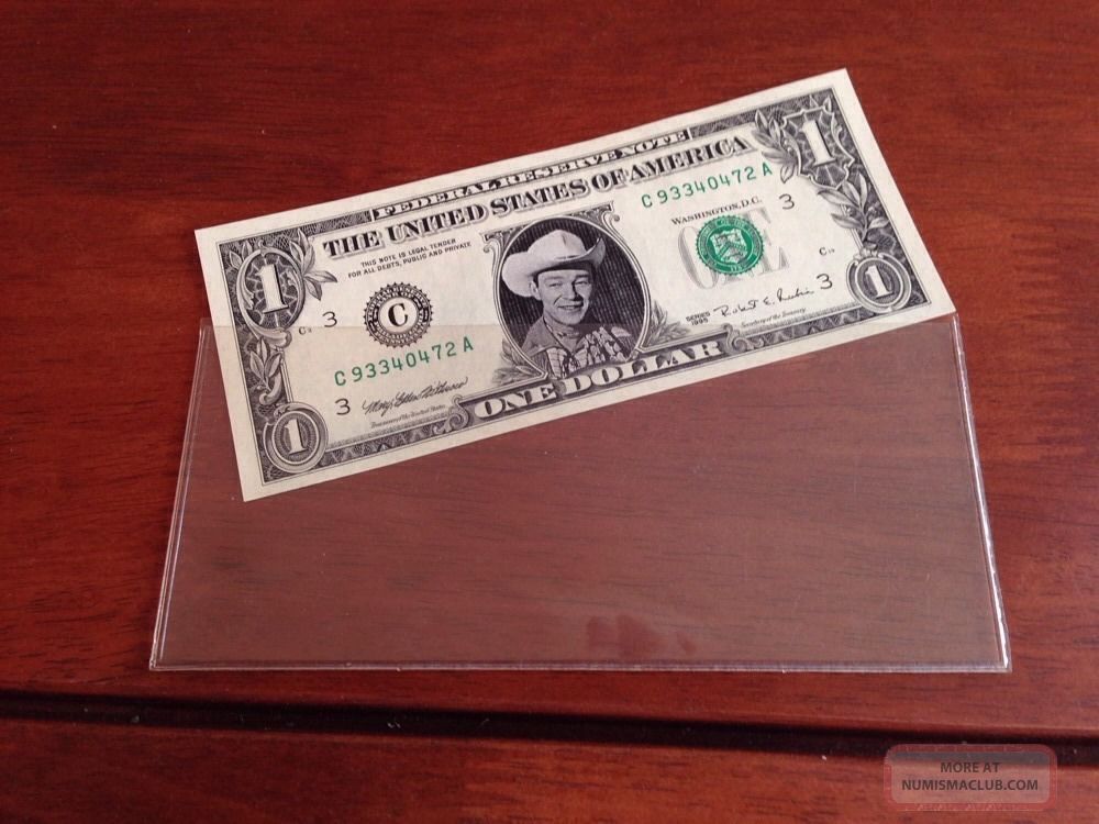 Roy Rogers Real $1 Bill - Novelty Fan Collectible