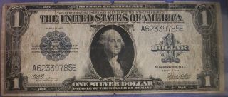 1923 $1 U.  S.  Large Size Silver Certificate Blue Seal photo