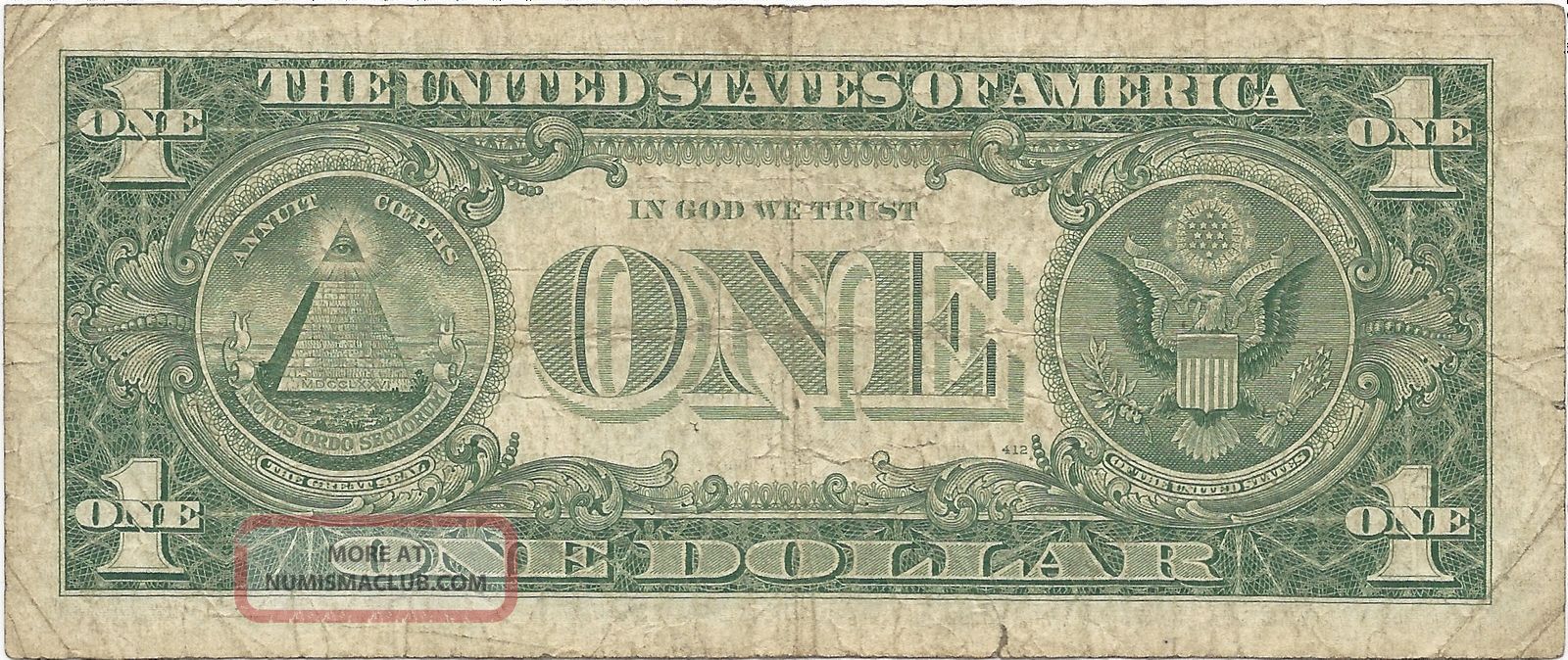1957a Series $1 00 Silver Certificate Blue Seal Star Note