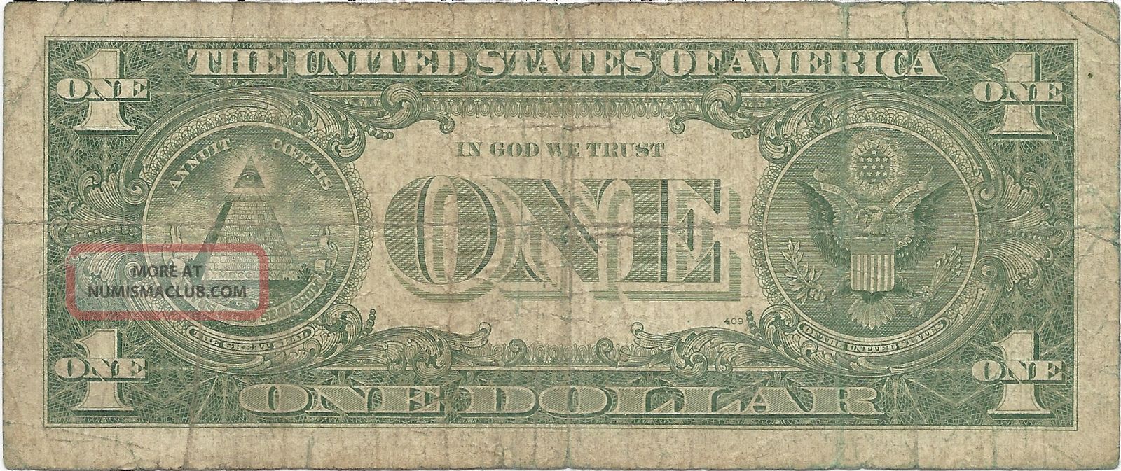 1957a Series $1 00 Silver Certificate Blue Seal Star Note
