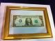 1$ 22 K Gold Leaf Usa Note,  Legal Tender,  Colorized Bill - Usa Paper Money: US photo 2