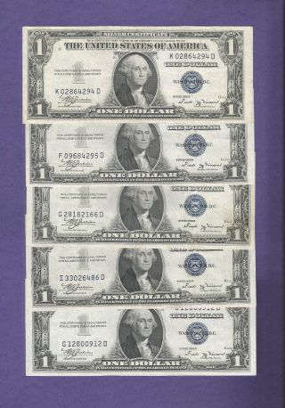 Fr 1611 Us 1935b $1 Silver Certificate Note Different Blocks Choose One Of 30 photo