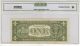 Fr 1911 - C 1981 $1 Federal Reserve Note Cga Vf 25 Misaligned Overprint Error Paper Money: US photo 1
