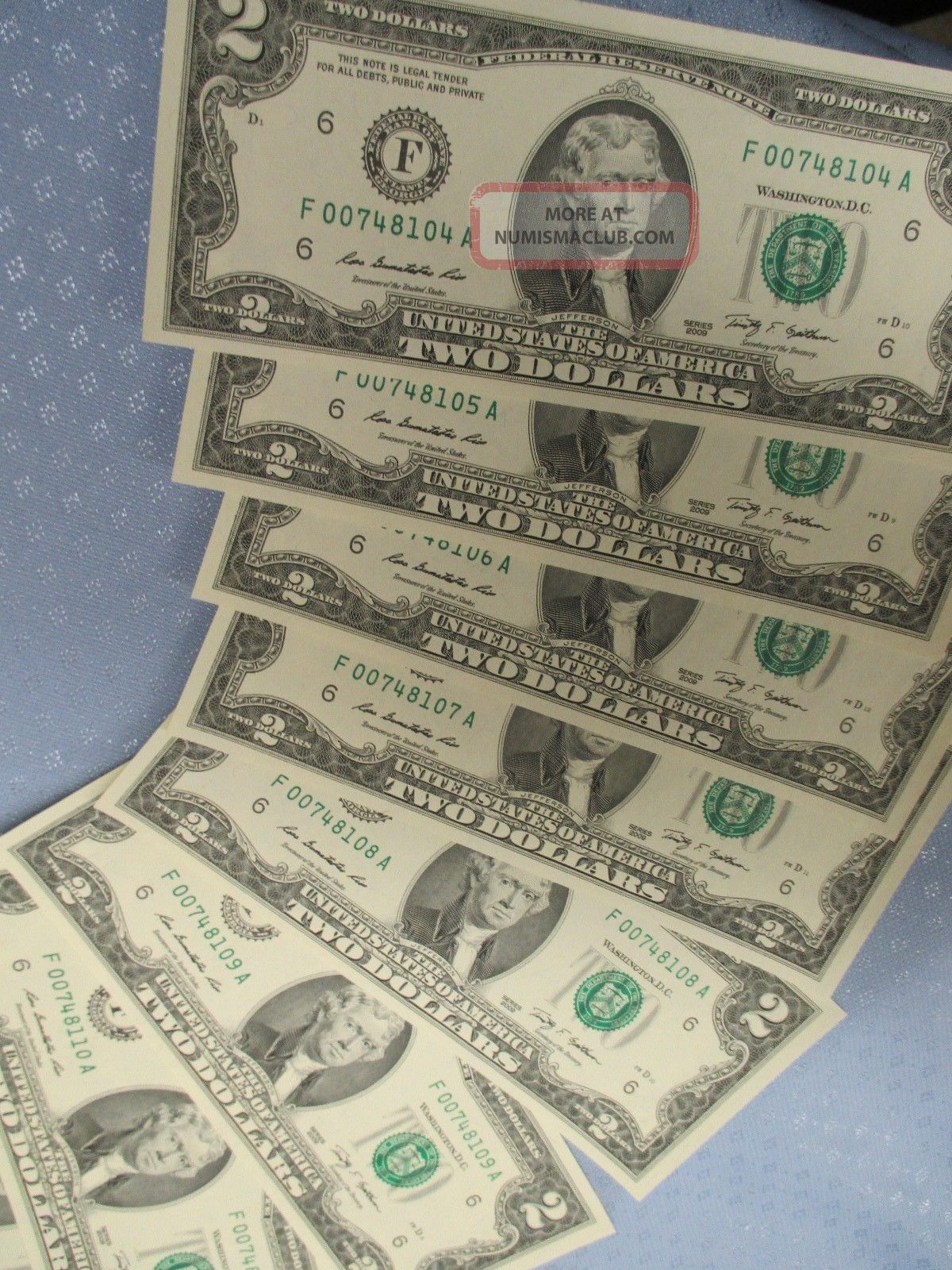 2009 Two Dollar Bill Value 63 - md9ukjd