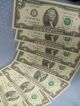 17 Consecutive 2009 2 (two) Dollar Bills Paper Money: US photo 1