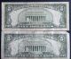 One 1953a $5 Silver Certificate & One 1953 $5 United States Note (a03048900a) Small Size Notes photo 1