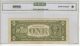 Fr 1913 - K 1985 $1 Federal Reserve Note Error Misaligned Overprint Cga Vf 20 Paper Money: US photo 1