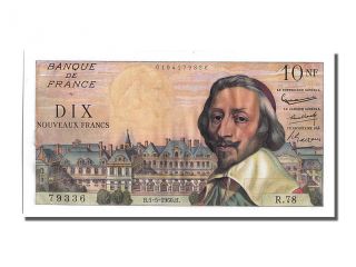 French Paper Money,  10 Nouveaux Francs Type Richelieu,  05 Mai 1960,  Fayette. . . photo