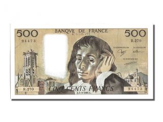 French Paper Money,  500 Francs Type Pascal,  03 Mars 1988,  Fayette 71.  38 photo