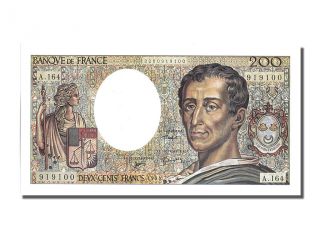 French Paper Money,  200 Francs Type Montesquieu photo