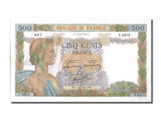 French Paper Money,  500 Francs Type La Paix,  01 Octobre 1942,  Fayette 32.  41 photo