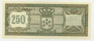 Netherlands Antilles 250 Gulden 1967 Pick 13.  A Unc photo