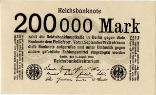 Germany 200.  000 Mark 1923 0000238 photo