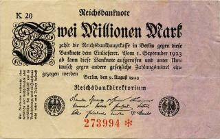 Germany 2.  000.  000 Mark 1923 273994 photo