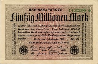 Germany 50.  000.  000 Mark 1923 113239 photo
