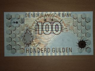 Netherlands 100 Gulden 1992 Unc photo