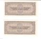 2 Sequential 1 Ruble Bank Notes,  1938,  Unc Europe photo 1