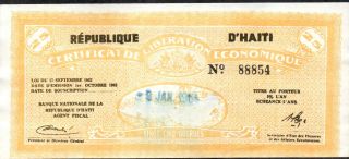 Haiti,  25 Gourdes,  1.  10.  1962,  P 503,  Rare photo