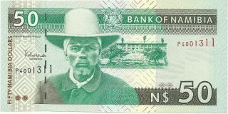 Namibia 50 Dollars 1999 Pick 7a Unc photo