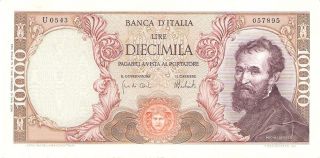 Italy 10000 Lire 1973 Pick 97d Xf+ photo