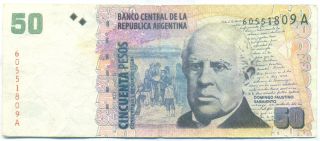 Argentina Note 50 Pesos 2000 Fake P 350 photo