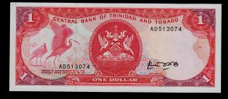 Trinidad And Tobago 1 Dollar (1985) Ad Pick 36a Unc. photo