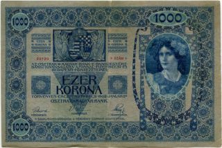 Austria 1000 Kronen 1902 22720 photo