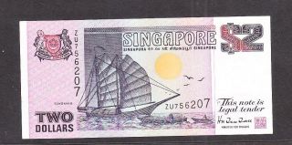 Singapore 1997 Banknote 2$ Unc. photo