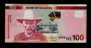 Namibia 100 Namibia Dollars (2012) K Pick 14 Unc photo