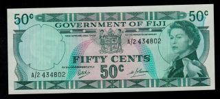 Fiji 50 Cents (1969) Pick 58a Au. photo