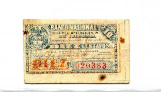 Colombia 10 Cents 1900 Fine Nr 7.  25 photo