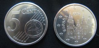 5 Cent Euro Silver Proof.  Spain.  Sc. .  Real Casa De La Moneda EspaÑa - photo