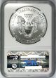 2014 Silver Eagle $1 Ngc Ms70 Early Release Blue Label Silver photo 1