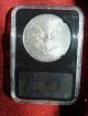 2012 - W $1 1oz Silver Eagle Burnished Ngc Ms70 Retro Core Key Date Low Pop - 066 Silver photo 3