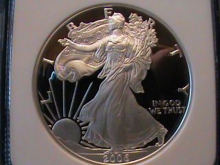 2006 - W American Eagle $1 Silver Ngc Pf 70 Ultra Cameo photo